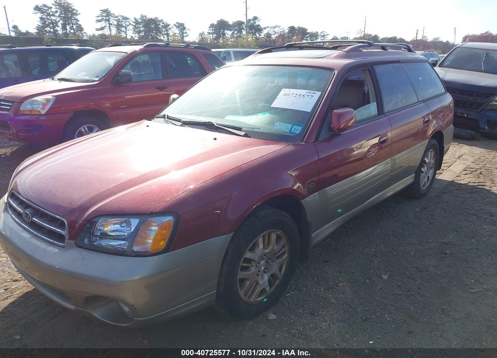 2002 SUBARU OUTBACK H6-3.0 L.L. BEAN EDITION VIN: 4S3BH806427624320