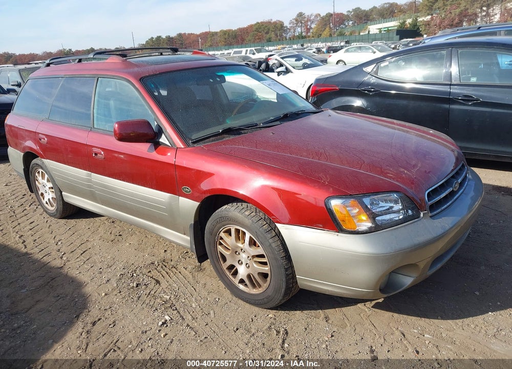 2002 SUBARU OUTBACK H6-3.0 L.L. BEAN EDITION VIN: 4S3BH806427624320