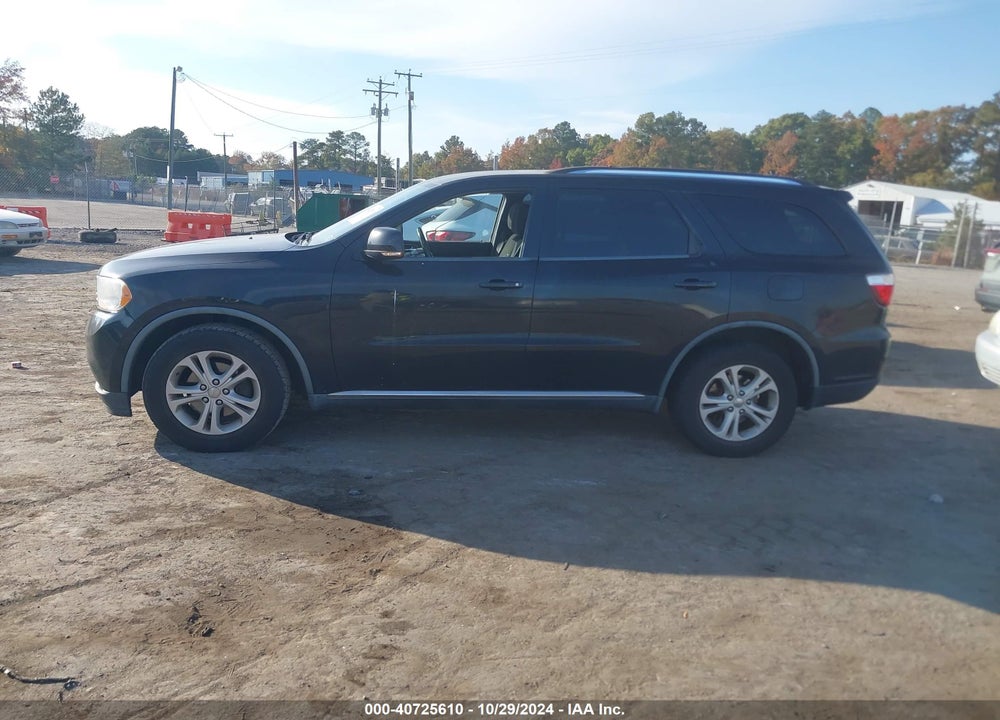 2012 DODGE DURANGO CREW VIN: 1C4RDHDG5CC109199