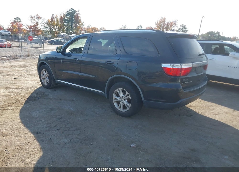 2012 DODGE DURANGO CREW VIN: 1C4RDHDG5CC109199