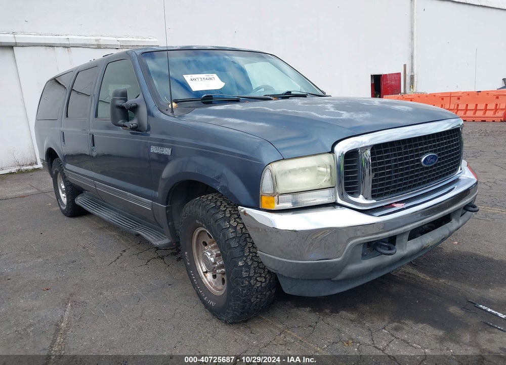 2002 FORD EXCURSION XLT VIN: 1FMNU40L52EA41690