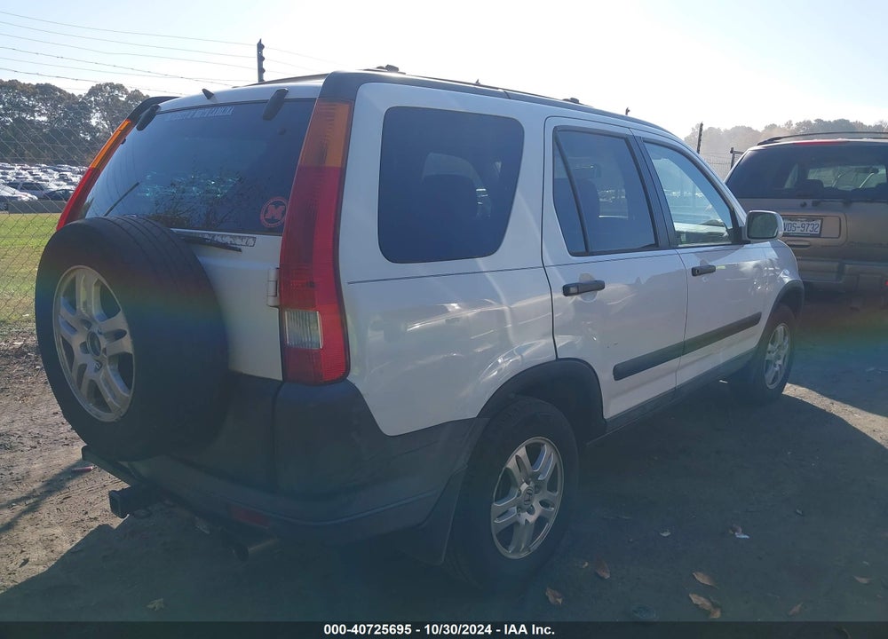 2004 HONDA CR-V EX VIN: SHSRD78854U241177