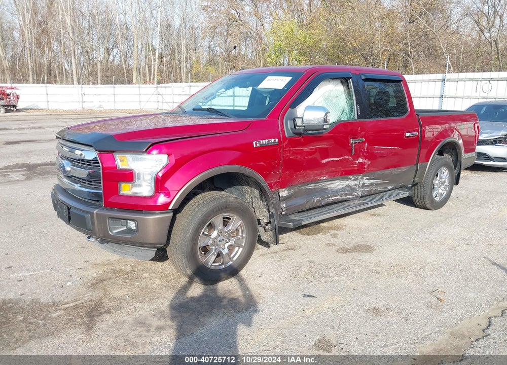 2015 FORD F-150 LARIAT VIN: 1FTEW1EF7FKE92434