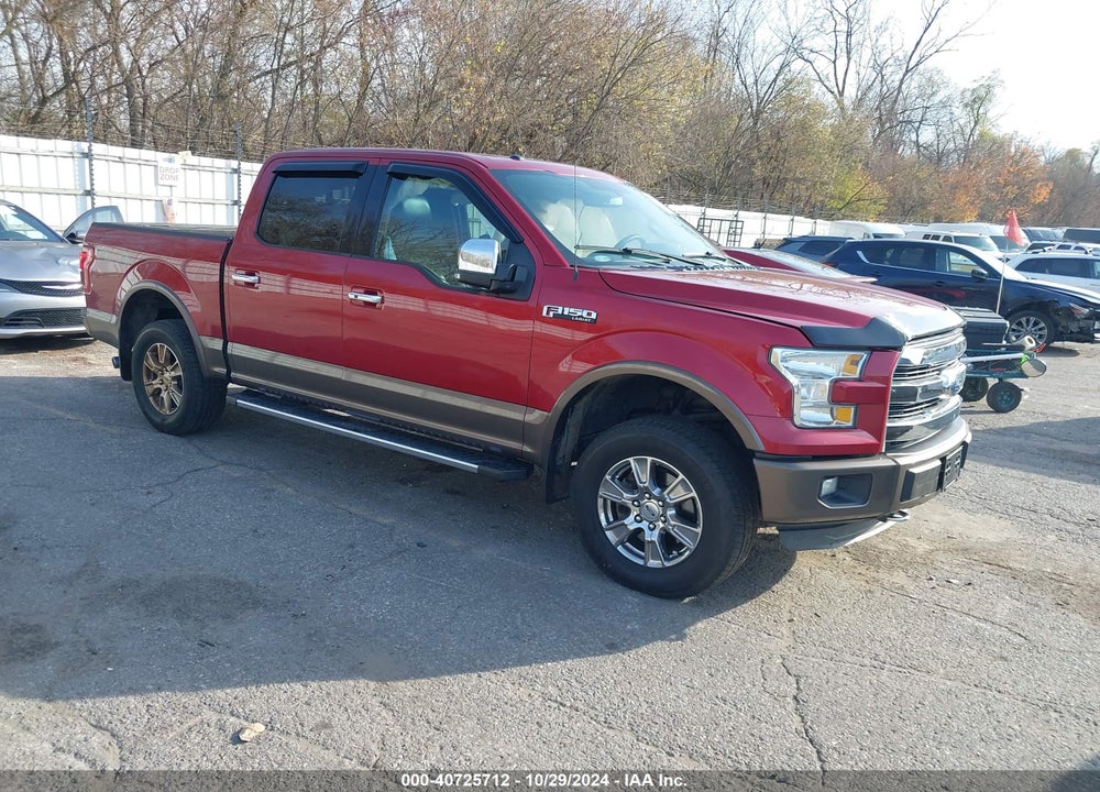 2015 FORD F-150 LARIAT VIN: 1FTEW1EF7FKE92434