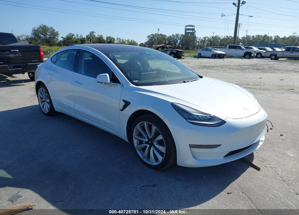 2018 TESLA MODEL 3 LONG RANGE/MID RANGE VIN: 5YJ3E1EA2JF060600