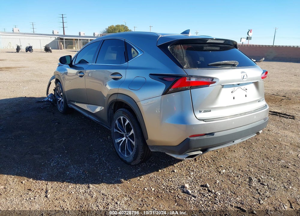 2017 LEXUS NX 200T F SPORT VIN: JTJBARBZ3H2116506