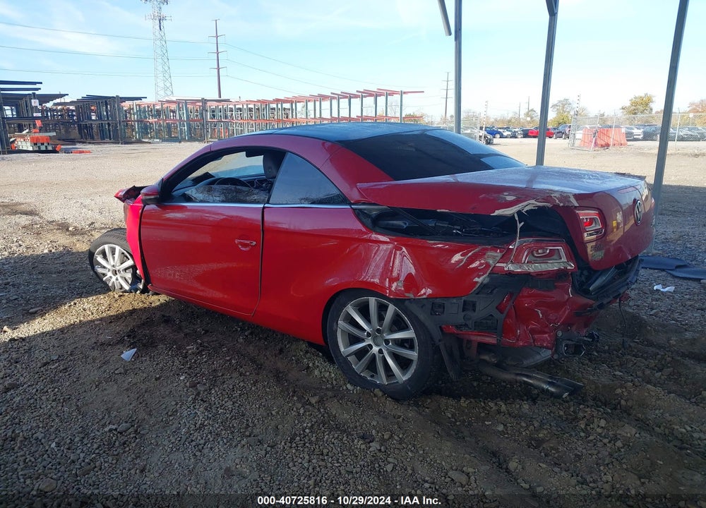 2014 VOLKSWAGEN EOS KOMFORT VIN: WVWBW8AH8EV001269