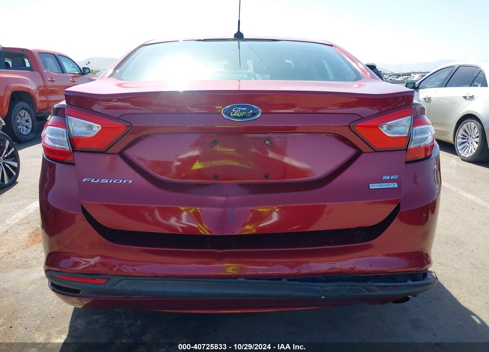 2014 FORD FUSION SE VIN: 1FA6P0HD0E5387615