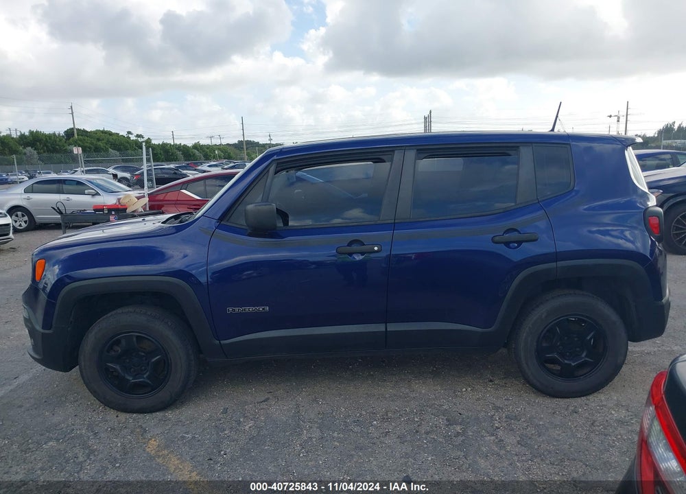 2018 JEEP RENEGADE SPORT 4X4 VIN: ZACCJBAB6JPJ48166