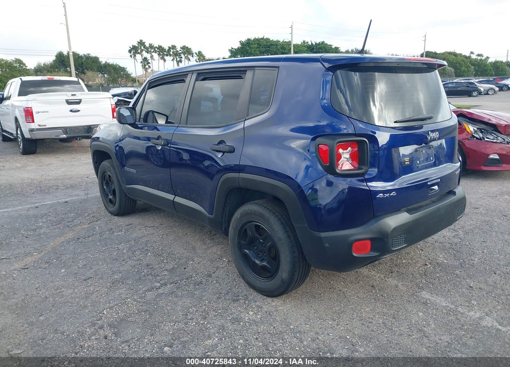 2018 JEEP RENEGADE SPORT 4X4 VIN: ZACCJBAB6JPJ48166