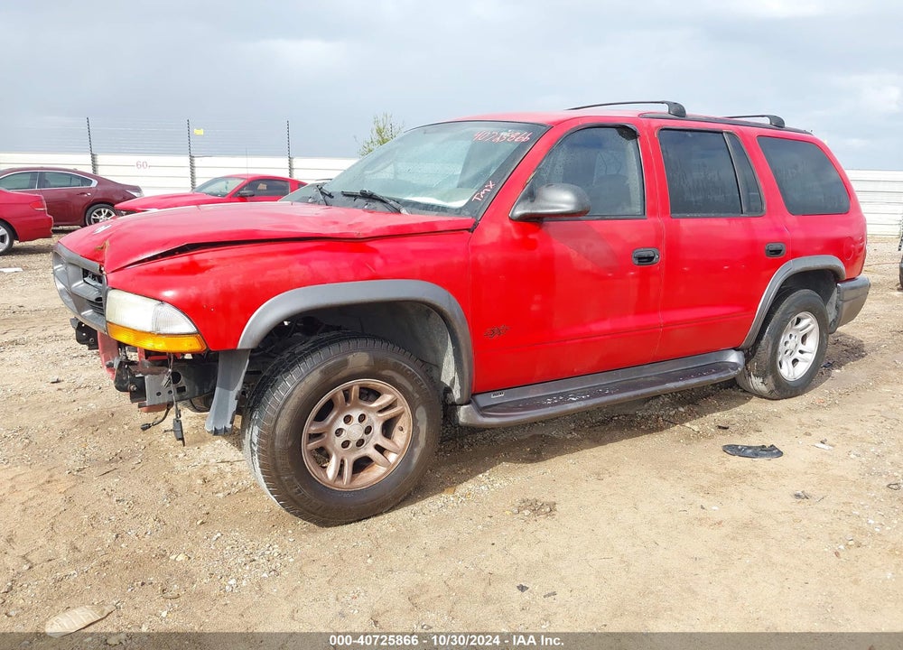 2002 DODGE DURANGO SPORT VIN: 1B8HR38N52F165760