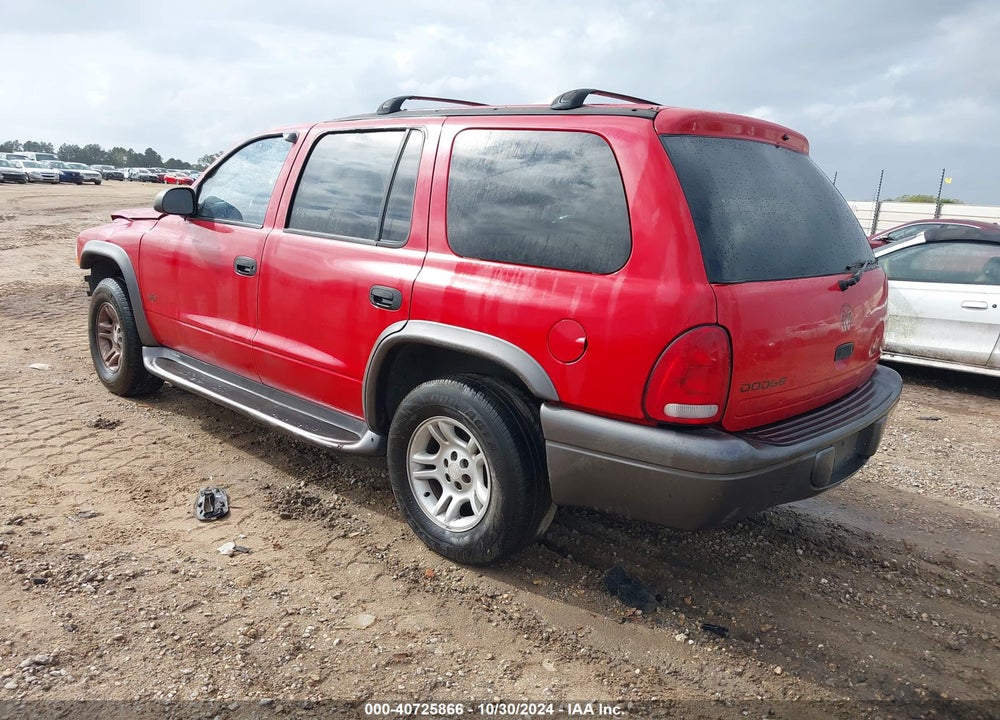 2002 DODGE DURANGO SPORT VIN: 1B8HR38N52F165760