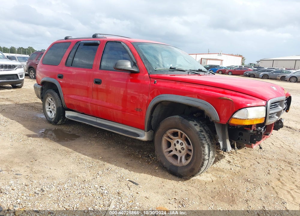 2002 DODGE DURANGO SPORT VIN: 1B8HR38N52F165760