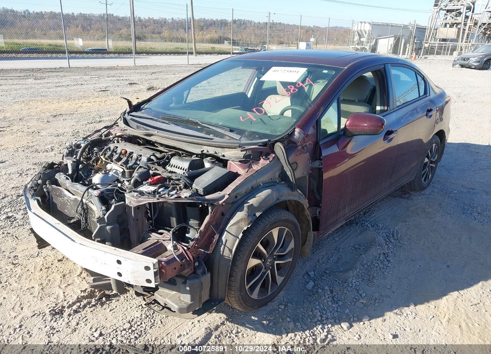 2014 HONDA CIVIC EX VIN: 19XFB2F86EE084207