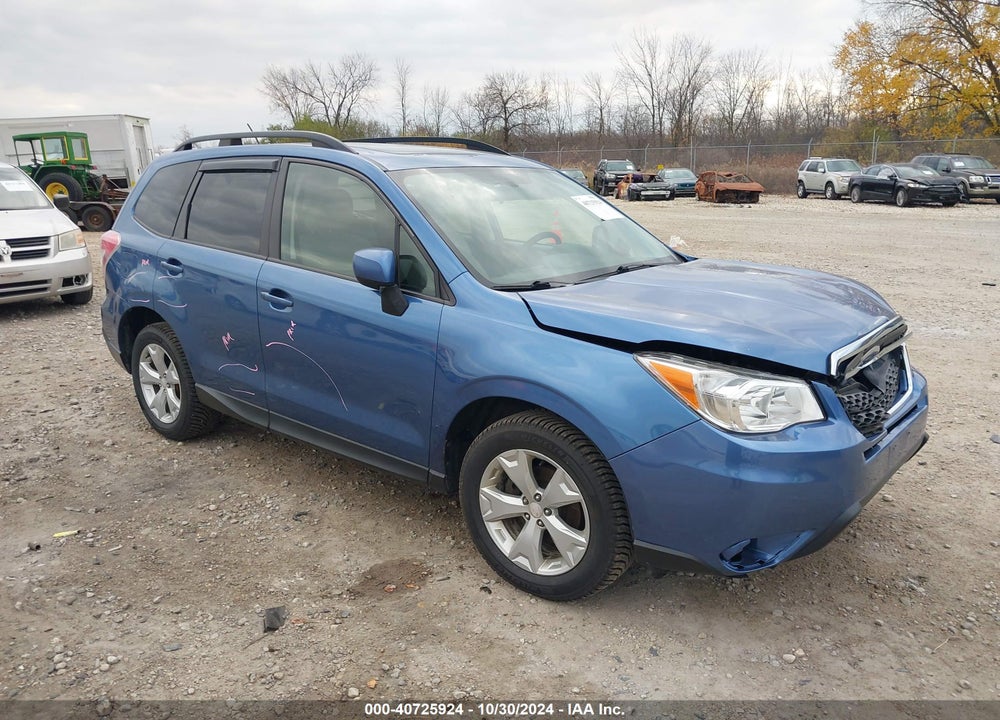 2015 SUBARU FORESTER 2.5I PREMIUM VIN: JF2SJADC0FH433913