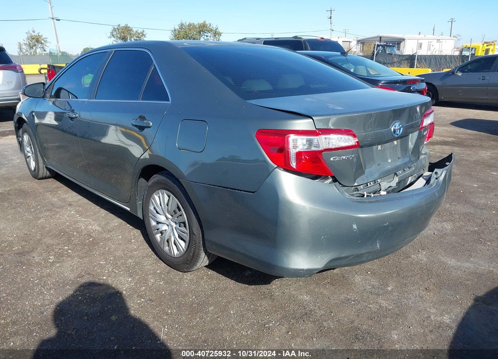 2013 TOYOTA CAMRY HYBRID LE/XLE VIN: 4T1BD1FK0DU075920