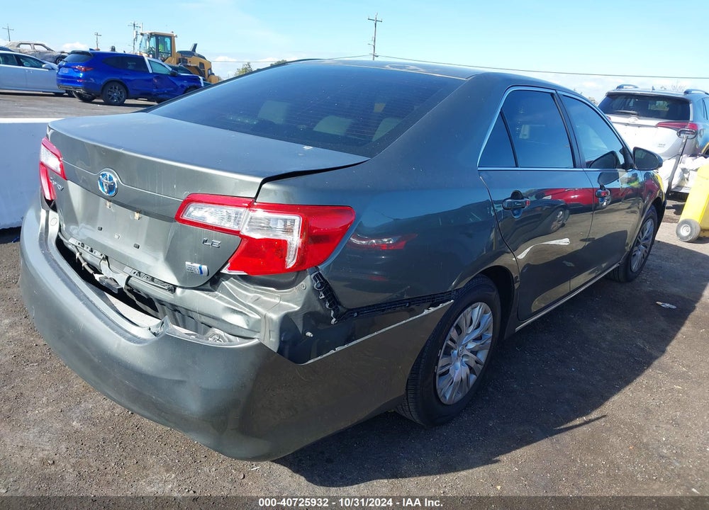 2013 TOYOTA CAMRY HYBRID LE/XLE VIN: 4T1BD1FK0DU075920