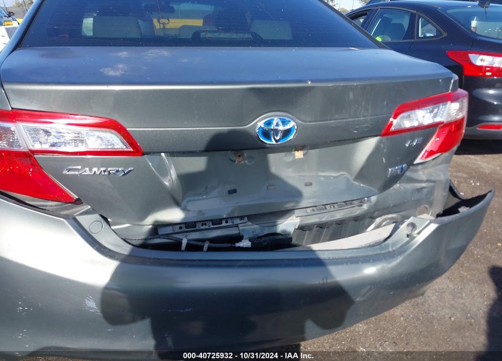 2013 TOYOTA CAMRY HYBRID LE/XLE VIN: 4T1BD1FK0DU075920