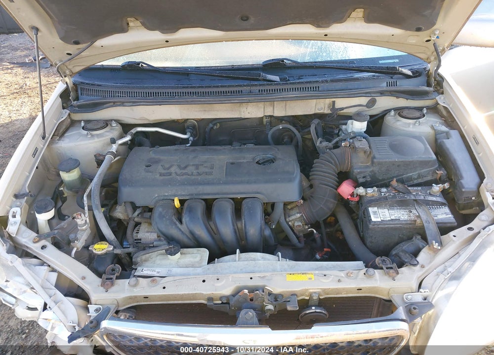2008 TOYOTA COROLLA LE VIN: 2T1BR32E68C912450