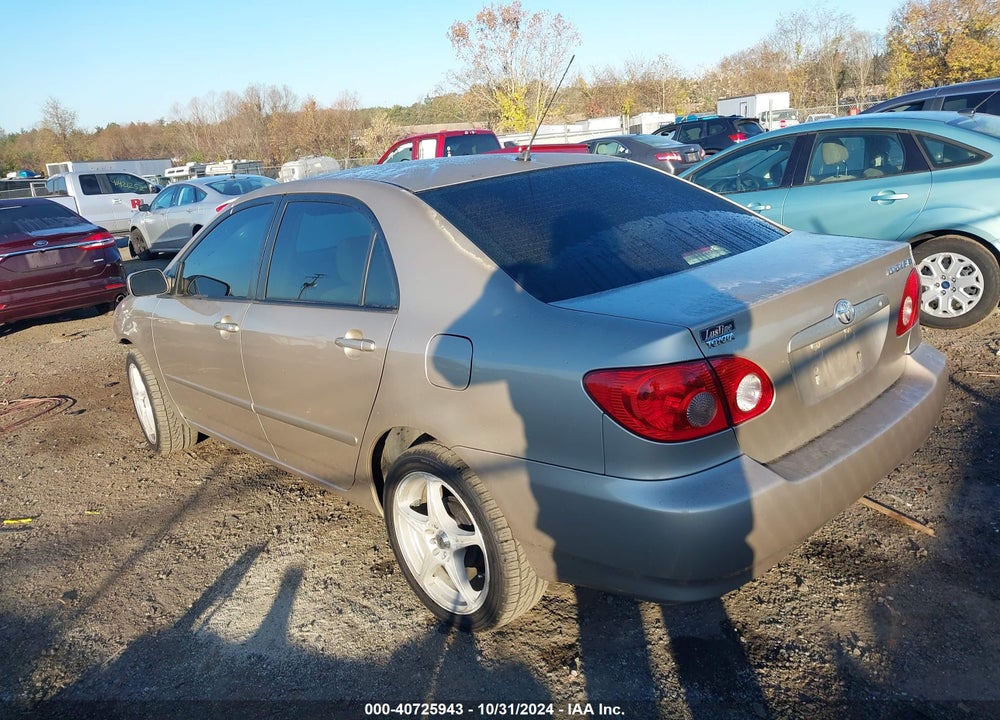 2008 TOYOTA COROLLA LE VIN: 2T1BR32E68C912450