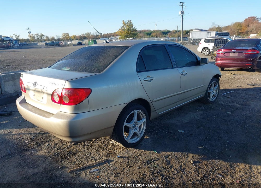 2008 TOYOTA COROLLA LE VIN: 2T1BR32E68C912450