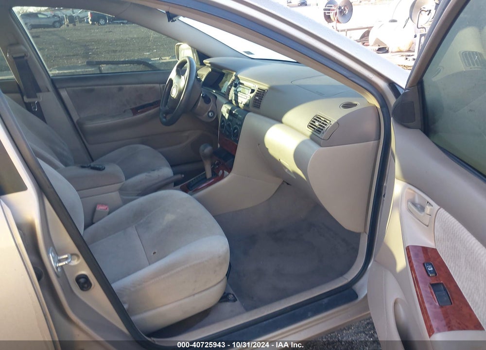 2008 TOYOTA COROLLA LE VIN: 2T1BR32E68C912450