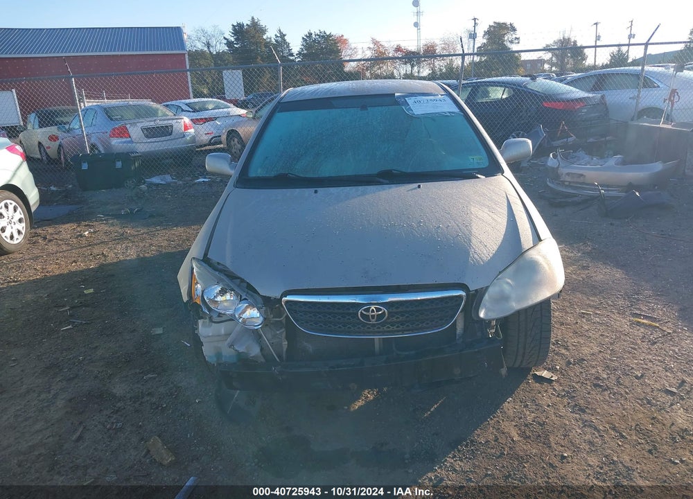 2008 TOYOTA COROLLA LE VIN: 2T1BR32E68C912450