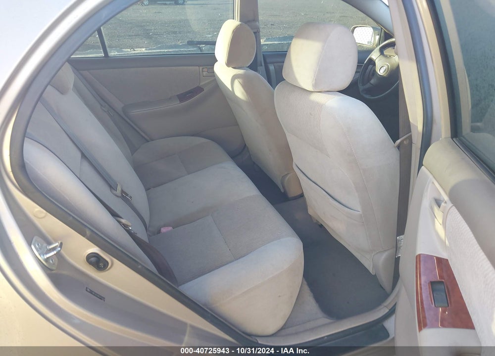 2008 TOYOTA COROLLA LE VIN: 2T1BR32E68C912450