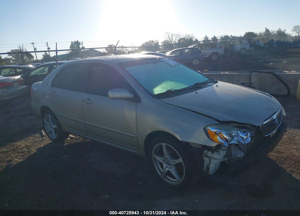 2008 TOYOTA COROLLA LE VIN: 2T1BR32E68C912450