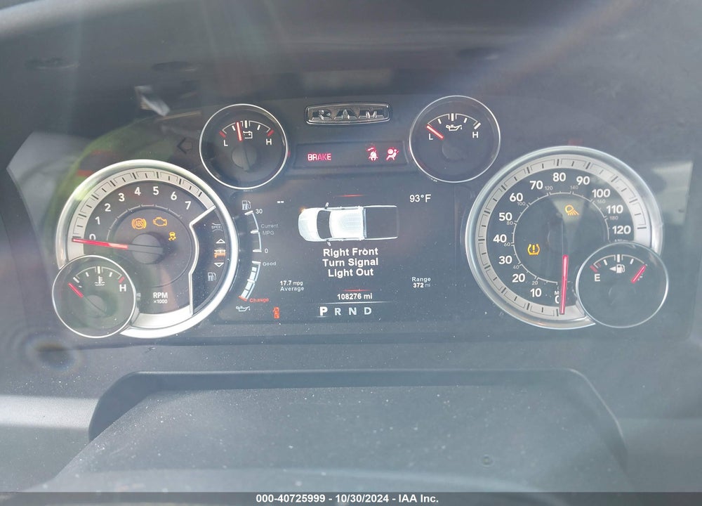 2018 RAM 1500 BIG HORN 4X2 6'4 BOX VIN: 1C6RR6GT5JS114587