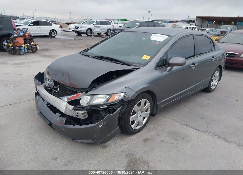 2011 HONDA CIVIC LX VIN: 19XFA1F56BE040271
