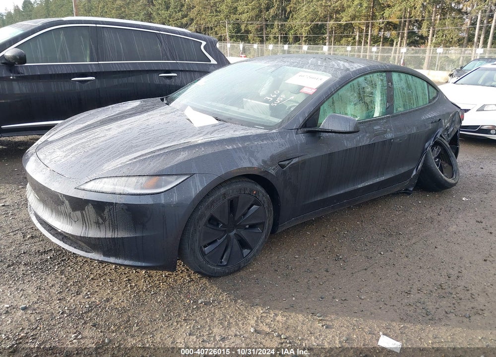 2024 TESLA MODEL 3 REAR-WHEEL DRIVE VIN: 5YJ3E1EA8RF865982