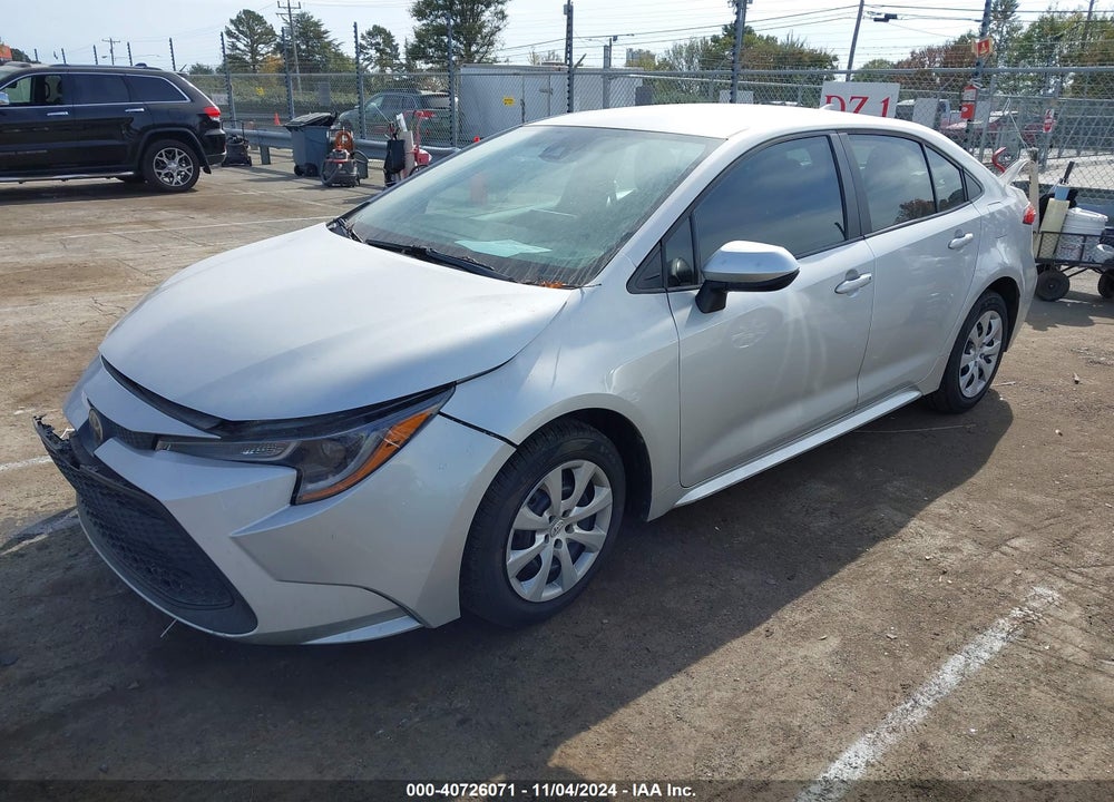 2022 TOYOTA COROLLA LE VIN: 5YFEPMAE3NP385764