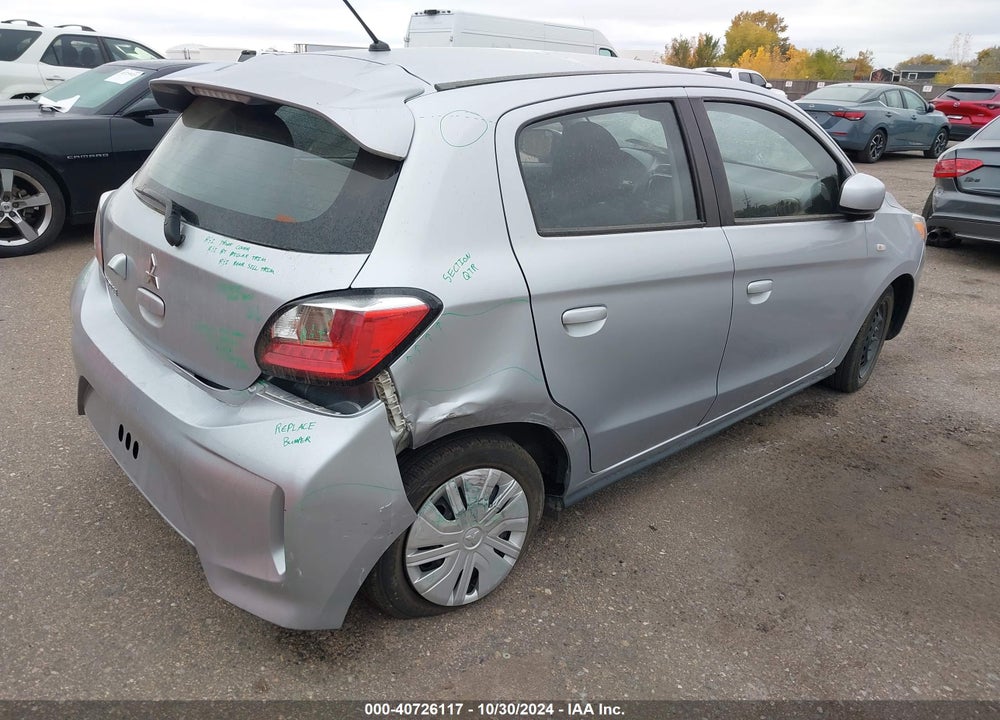 2022 MITSUBISHI MIRAGE ES/LE VIN: ML32AUHJ2NH003830
