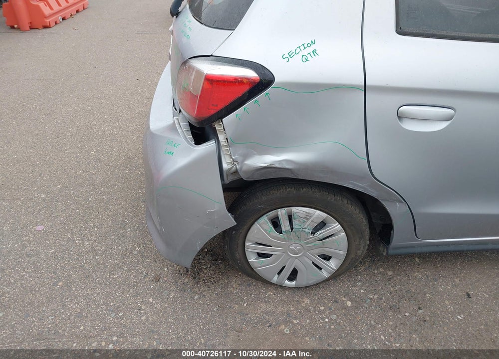 2022 MITSUBISHI MIRAGE ES/LE VIN: ML32AUHJ2NH003830