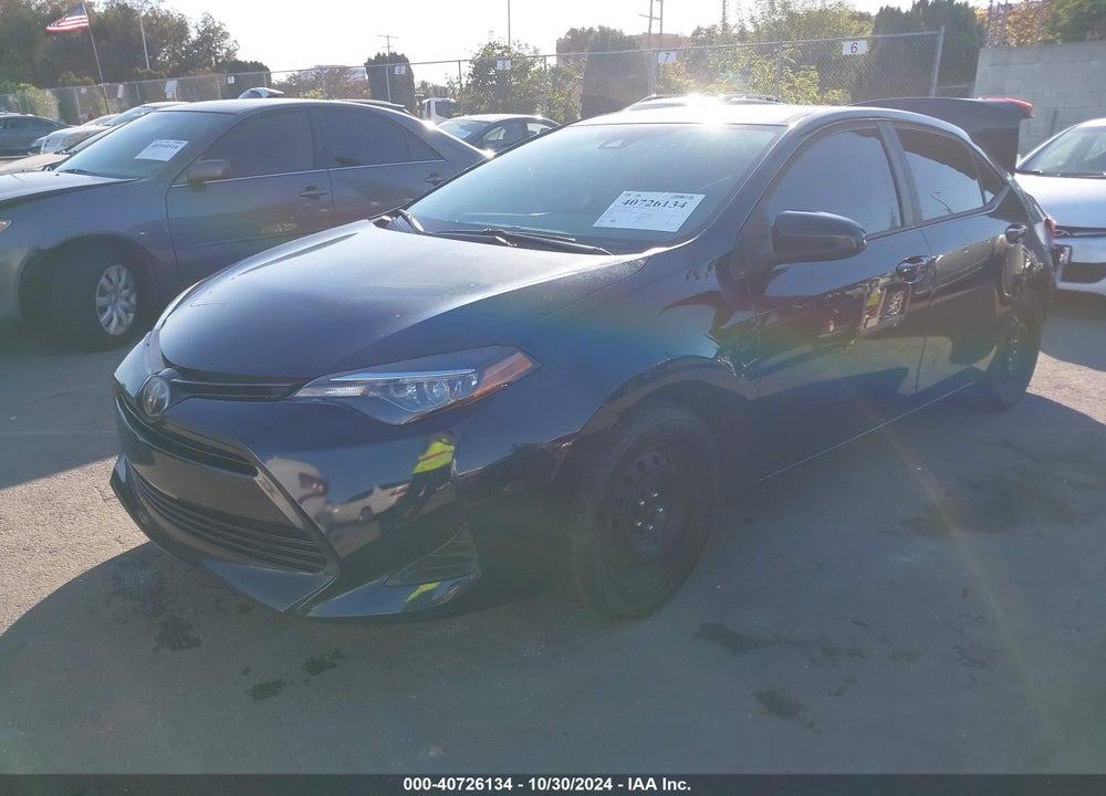 2019 TOYOTA COROLLA LE VIN: 5YFBURHE3KP947608