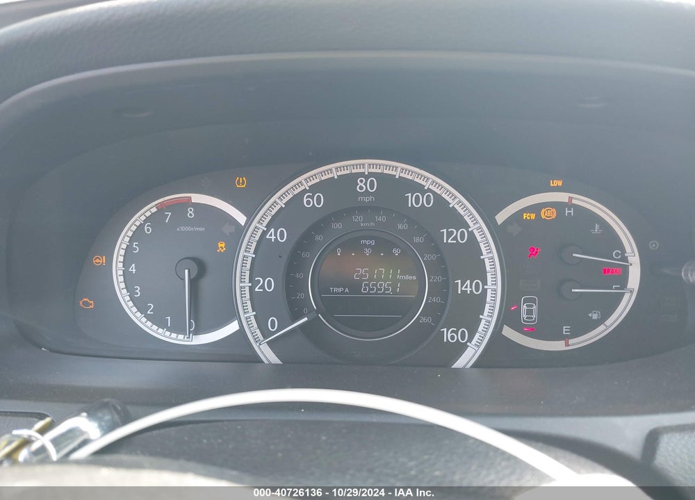 2013 HONDA ACCORD EX-L VIN: 1HGCR2F88DA140326