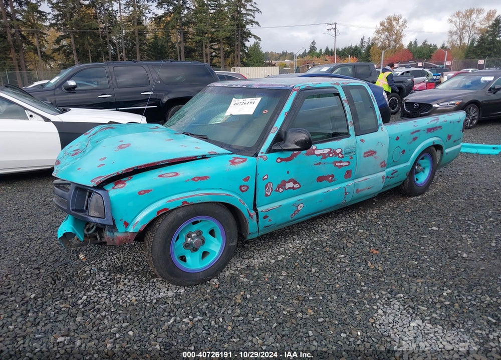 1997 CHEVROLET S-10 LS FLEETSIDE VIN: 1GCCS19X9VK167045