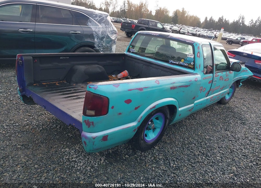 1997 CHEVROLET S-10 LS FLEETSIDE VIN: 1GCCS19X9VK167045