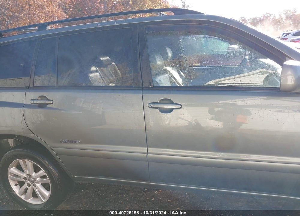 2007 TOYOTA HIGHLANDER HYBRID LIMITED V6 VIN: JTEEW21A770036281