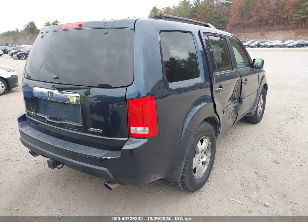 2009 HONDA PILOT EX-L VIN: 5FNYF48589B009360