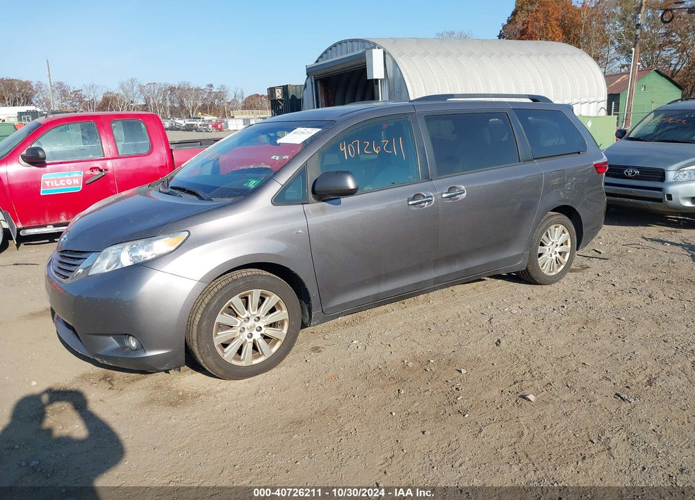 2016 TOYOTA SIENNA XLE PREMIUM 7 PASSENGER VIN: 5TDDK3DC9GS140637