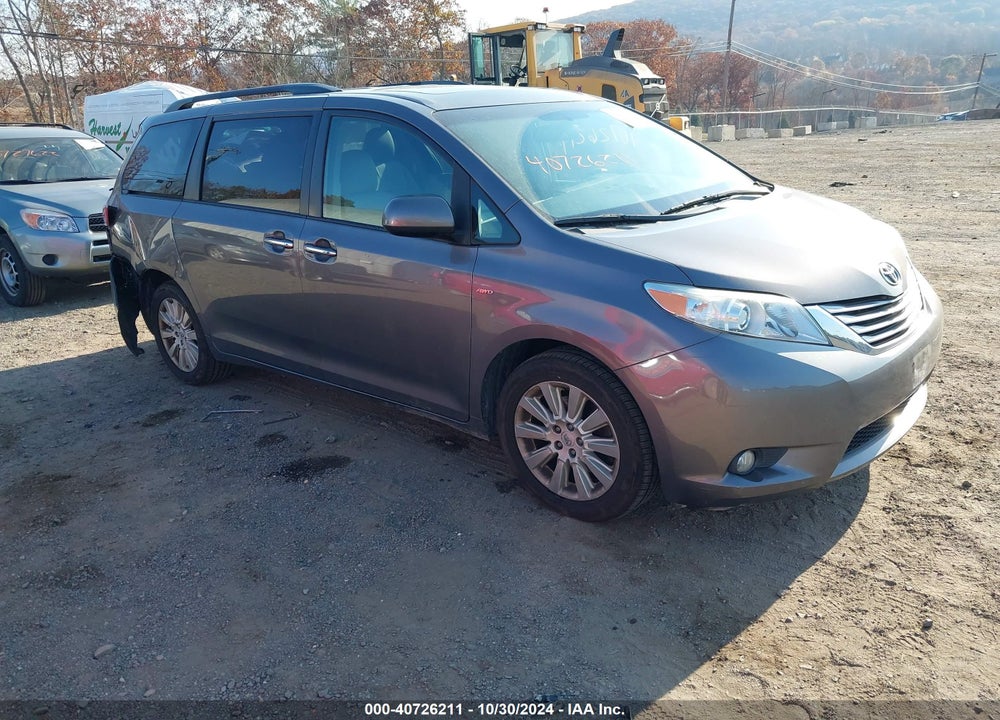 2016 TOYOTA SIENNA XLE PREMIUM 7 PASSENGER VIN: 5TDDK3DC9GS140637