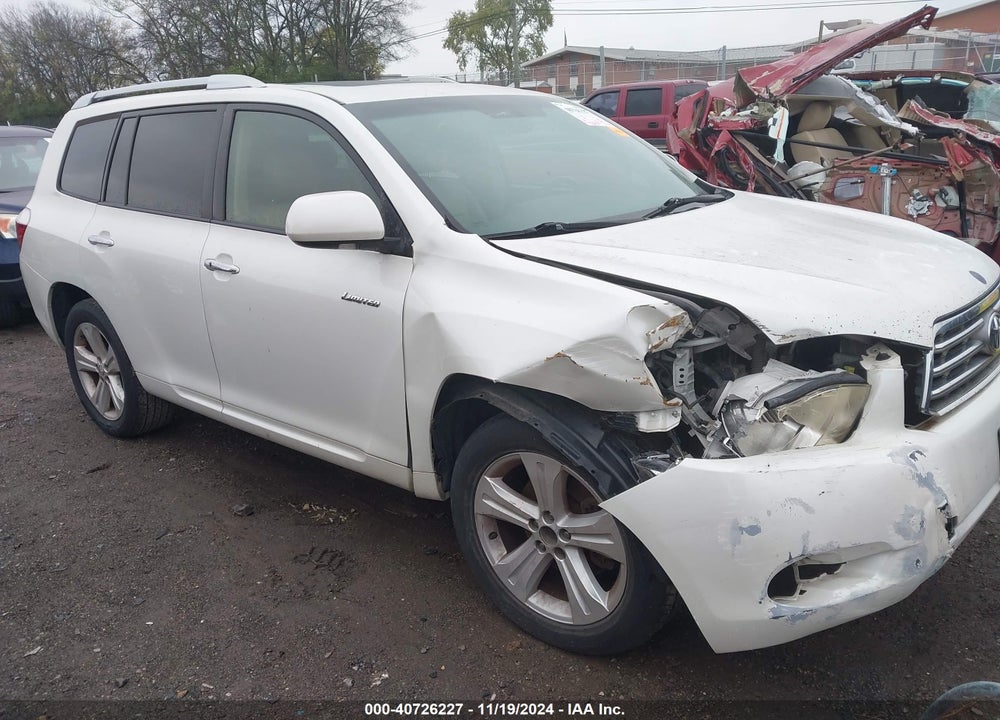 2008 TOYOTA HIGHLANDER LIMITED VIN: JTEES42A182069529