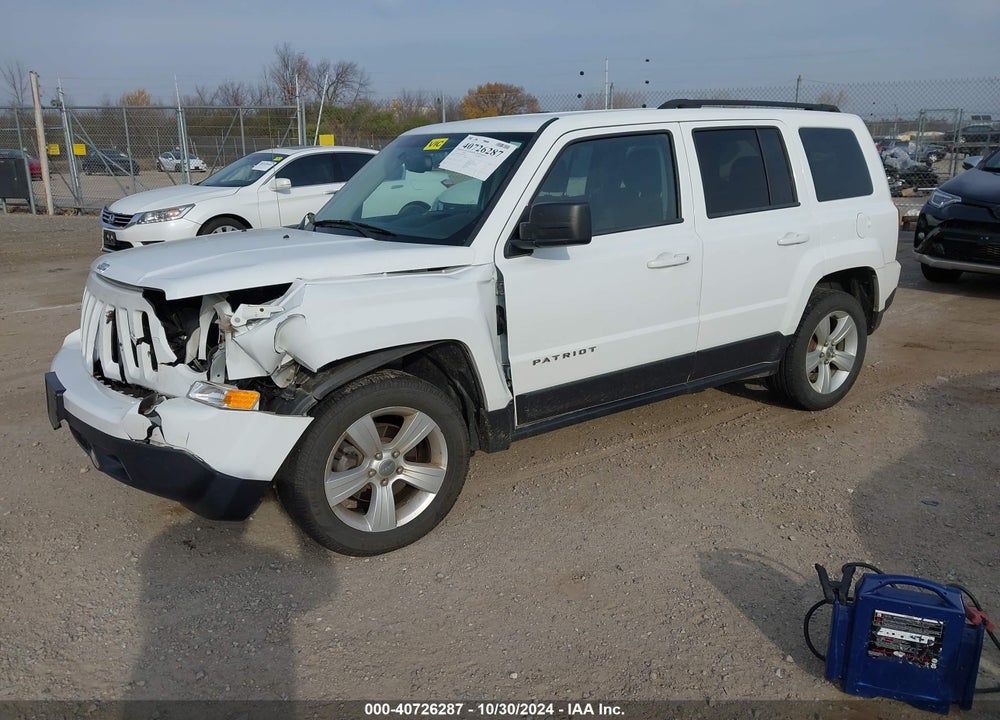 2017 JEEP PATRIOT LATITUDE FWD VIN: 1C4NJPFBXHD183738