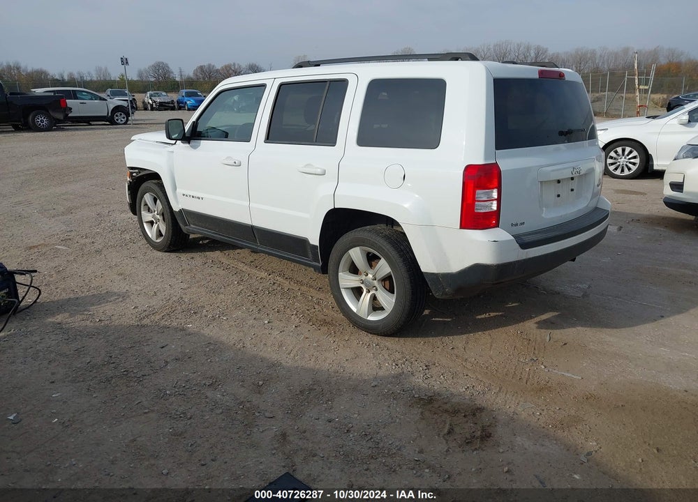 2017 JEEP PATRIOT LATITUDE FWD VIN: 1C4NJPFBXHD183738