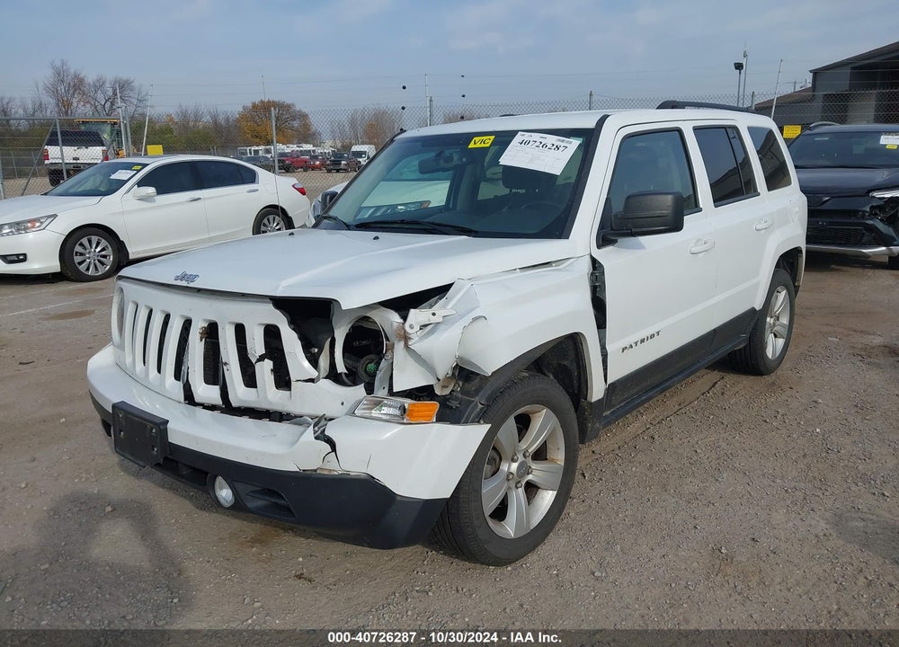 2017 JEEP PATRIOT LATITUDE FWD VIN: 1C4NJPFBXHD183738