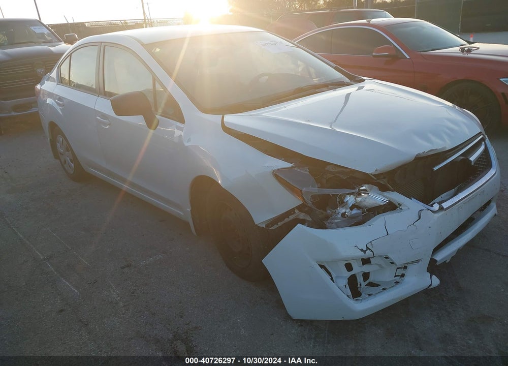 2015 SUBARU IMPREZA 2.0I VIN: JF1GJAA65FH024704