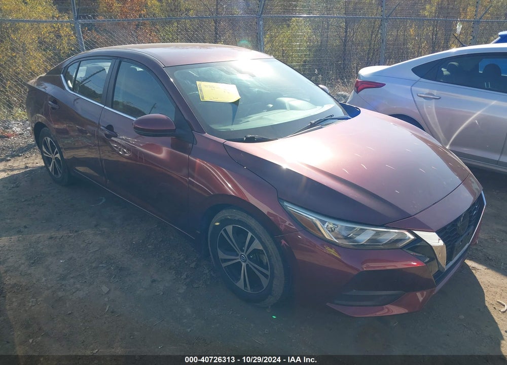 2020 NISSAN SENTRA SV XTRONIC CVT VIN: 3N1AB8CV3LY267747