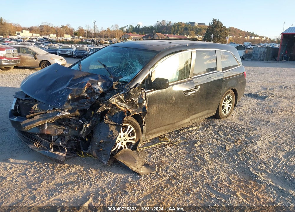 2012 HONDA ODYSSEY EX-L VIN: 5FNRL5H65CB095827